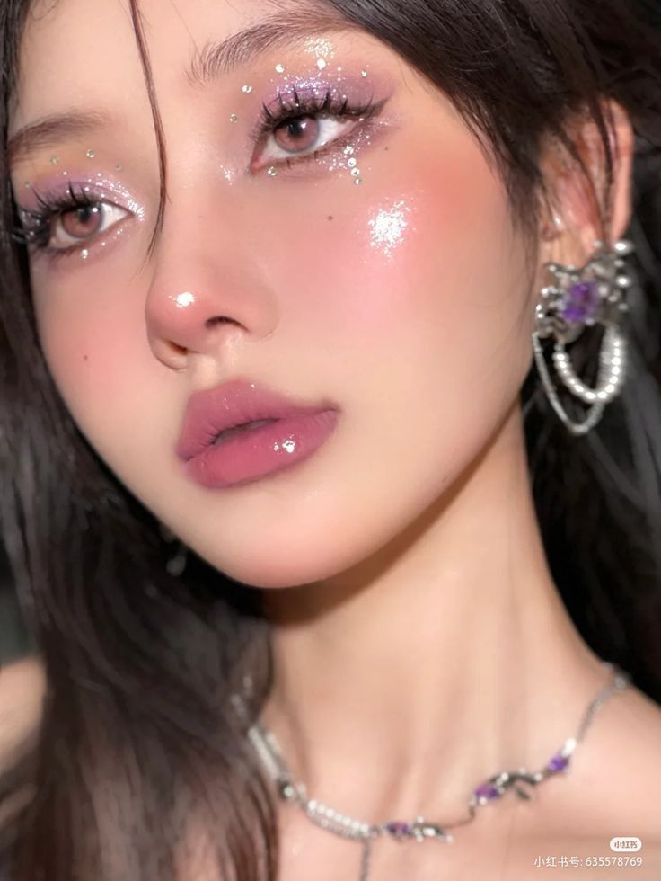 Layout trang điểm bling bling, thu hút