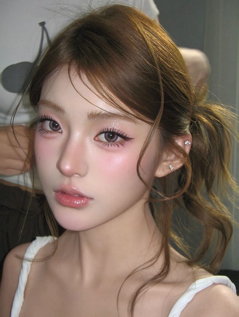 Top 10+ layout makeup tone hồng xinh đẹp, ngọt ngào nhất 12 Layout makeup tone hồng douyin